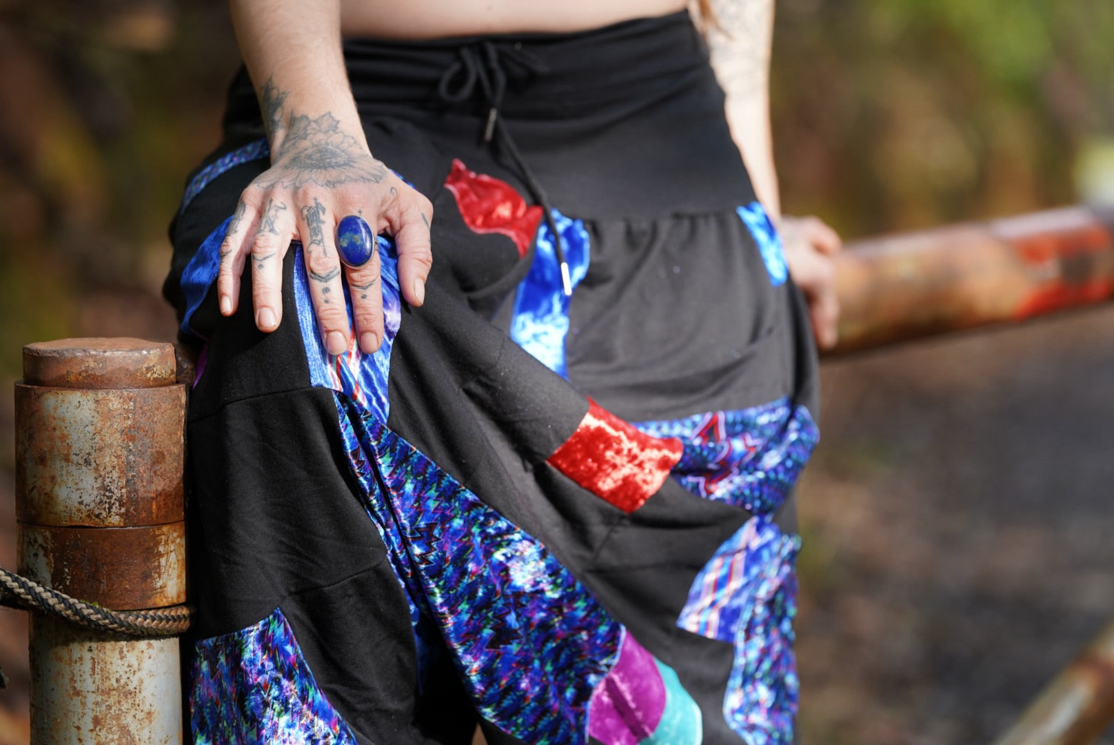 Bamboo & Velvet Jumbie Djinni - Harem Pants : JERRY