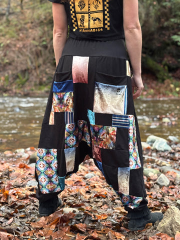 Bamboo & Velvet Jumbie Djinni - Harem Pants : OWL