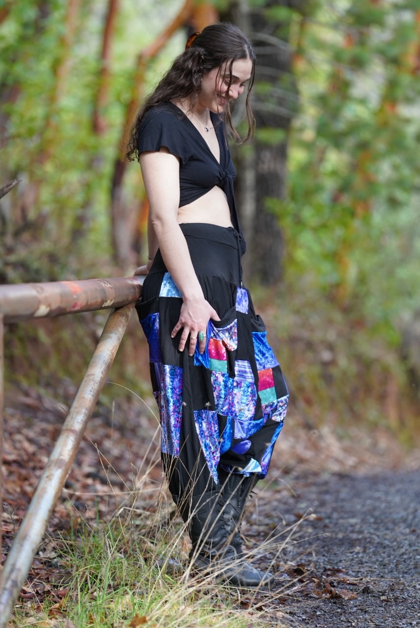 Bamboo & Velvet Jumbie Djinni - Harem Pants : PADMA