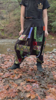 Bamboo & Velvet Jumbie Djinni - Harem Pants : EARTH