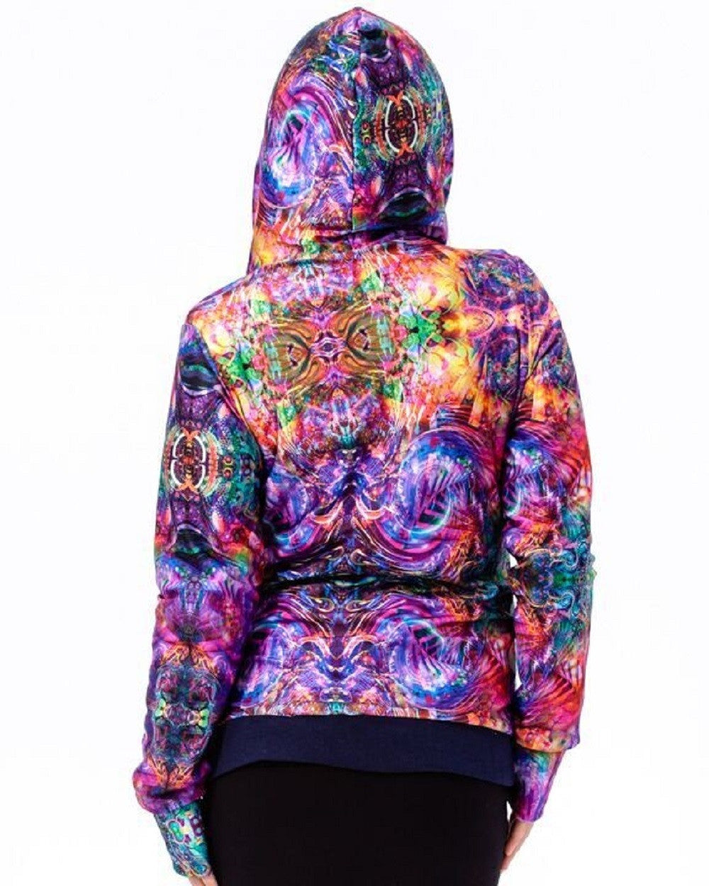 Women's Reversible Hoodie - Abstract