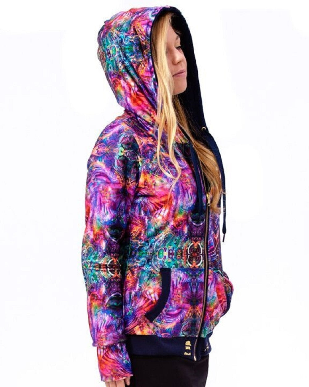 Women's Reversible Hoodie - Abstract