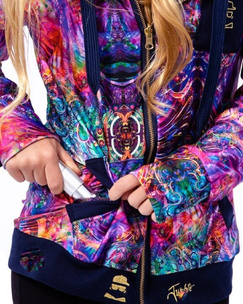 Women's Reversible Hoodie - Abstract