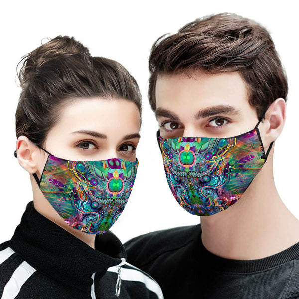 Abstract Version 2 Face Mask
