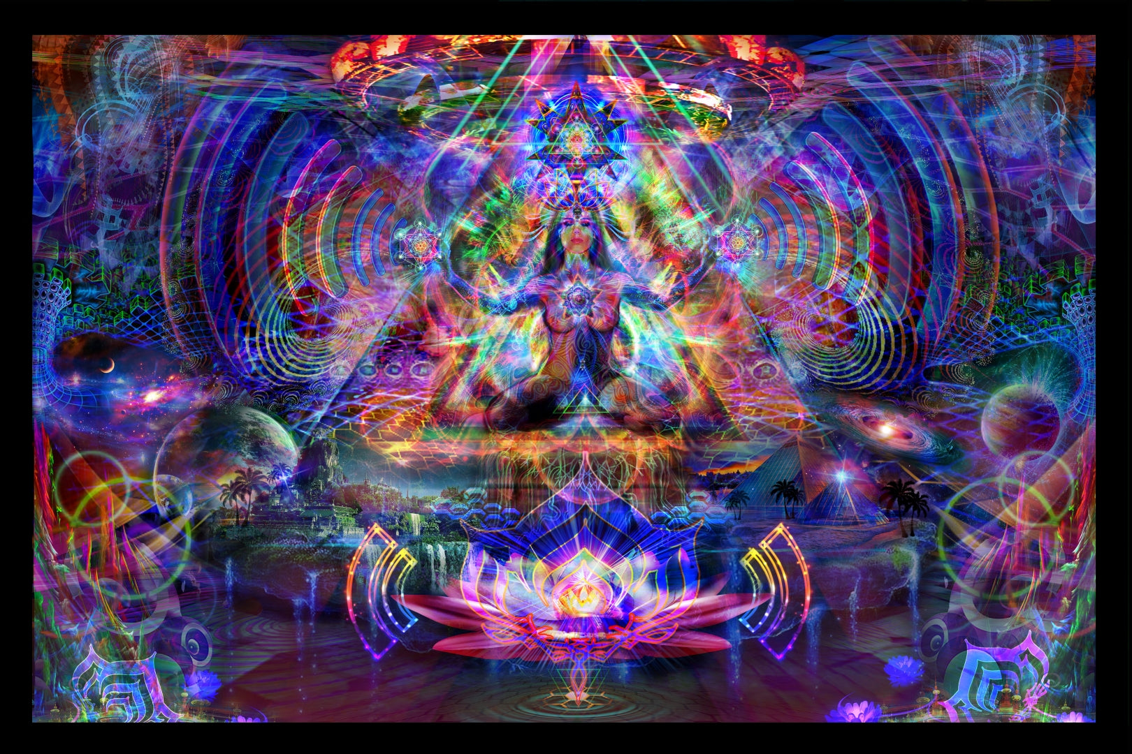 Astral Lotus Portal - 11x17"