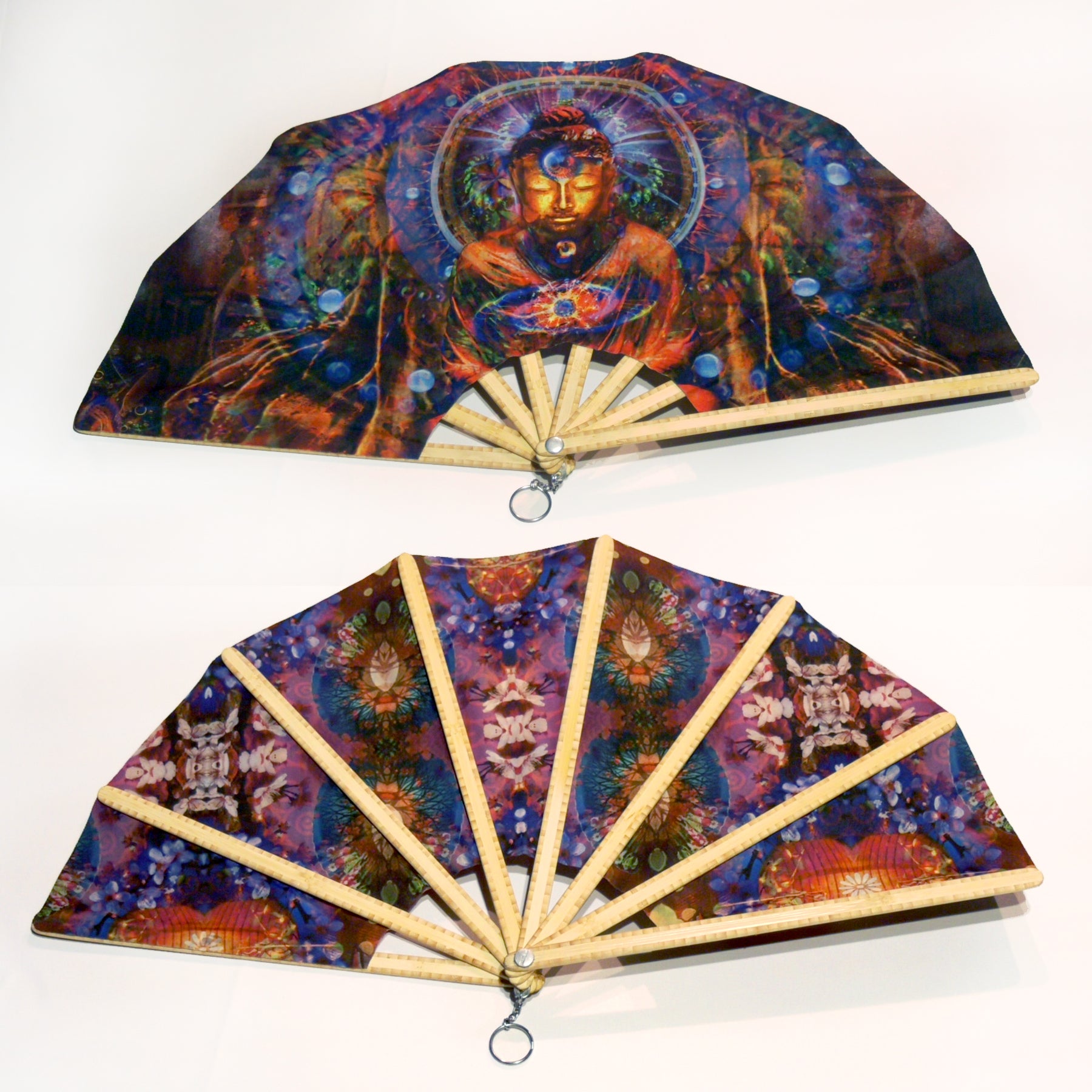 Double-sided Hand Fan - Buddha