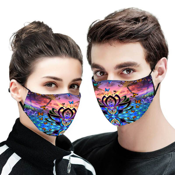 Butterfly Lotus Facemask