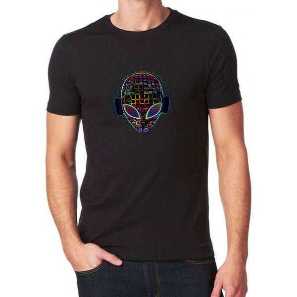 T-Shirt Disco Alien Mens