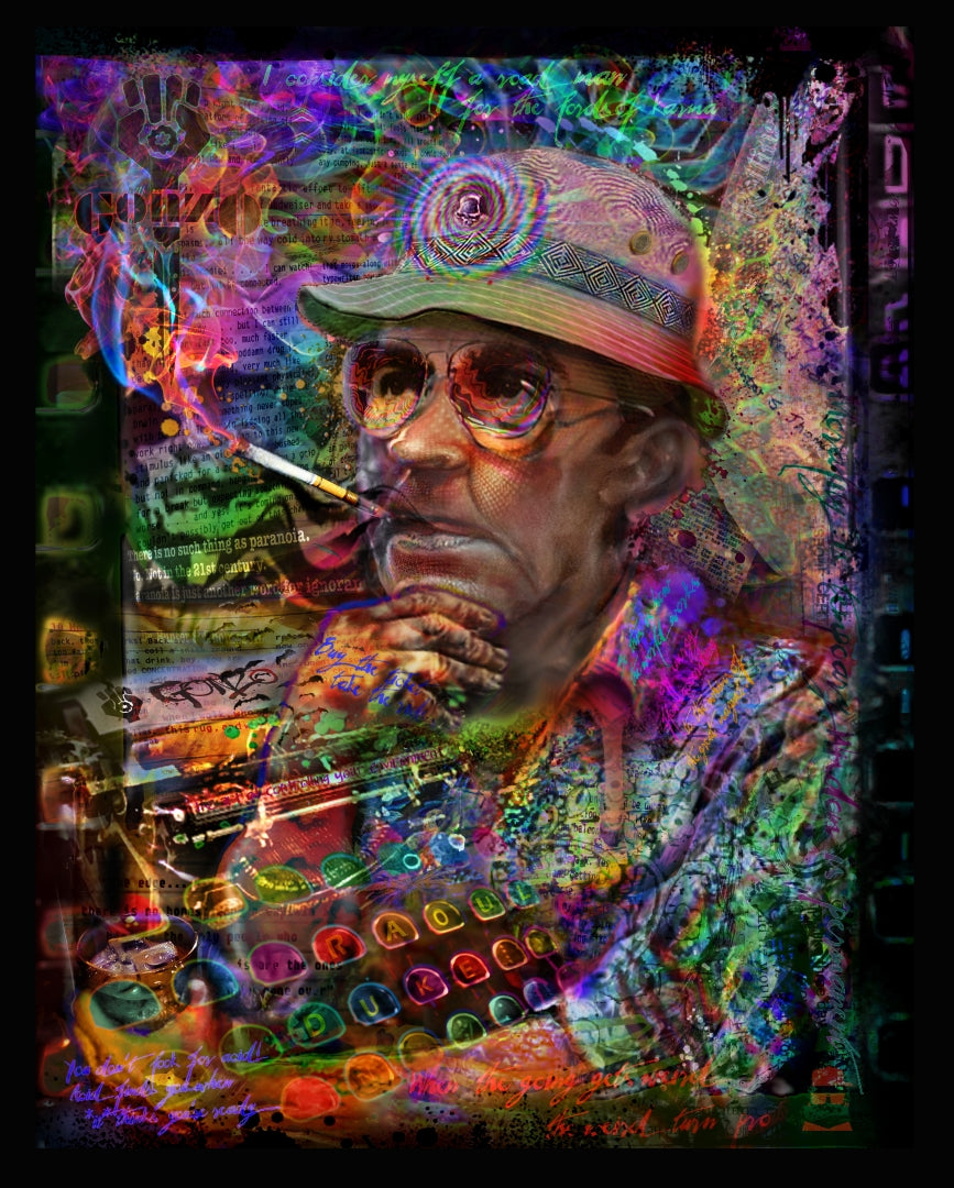Hunter S Thompson Portal - 11x17"