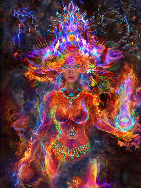 Fire Goddess Sarong Scarf