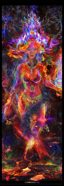 Fire Goddess Yoga Mat