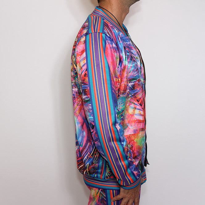 Abstract Bomber Jacket