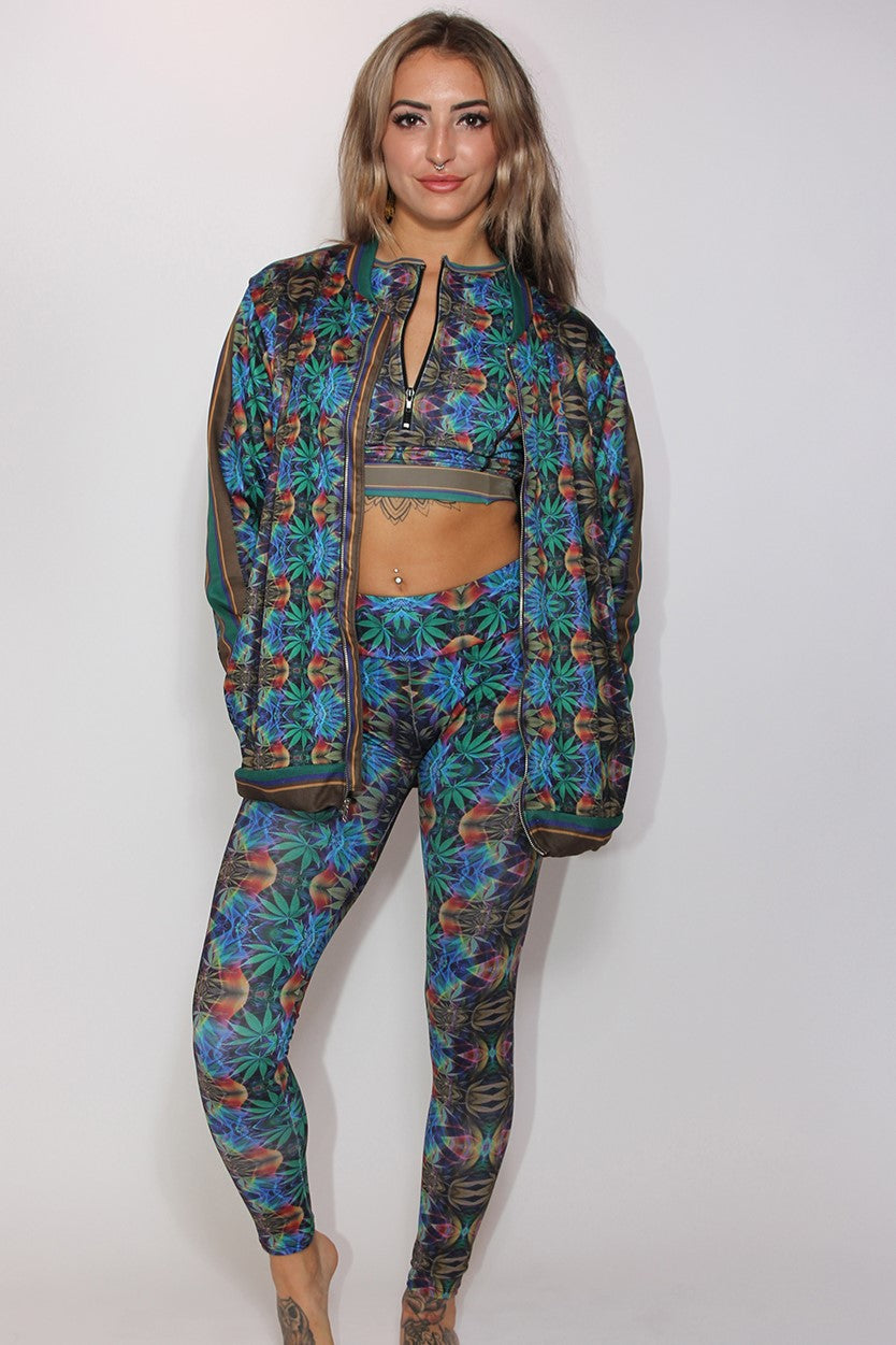 Sweet Leaf Bomber Jacket