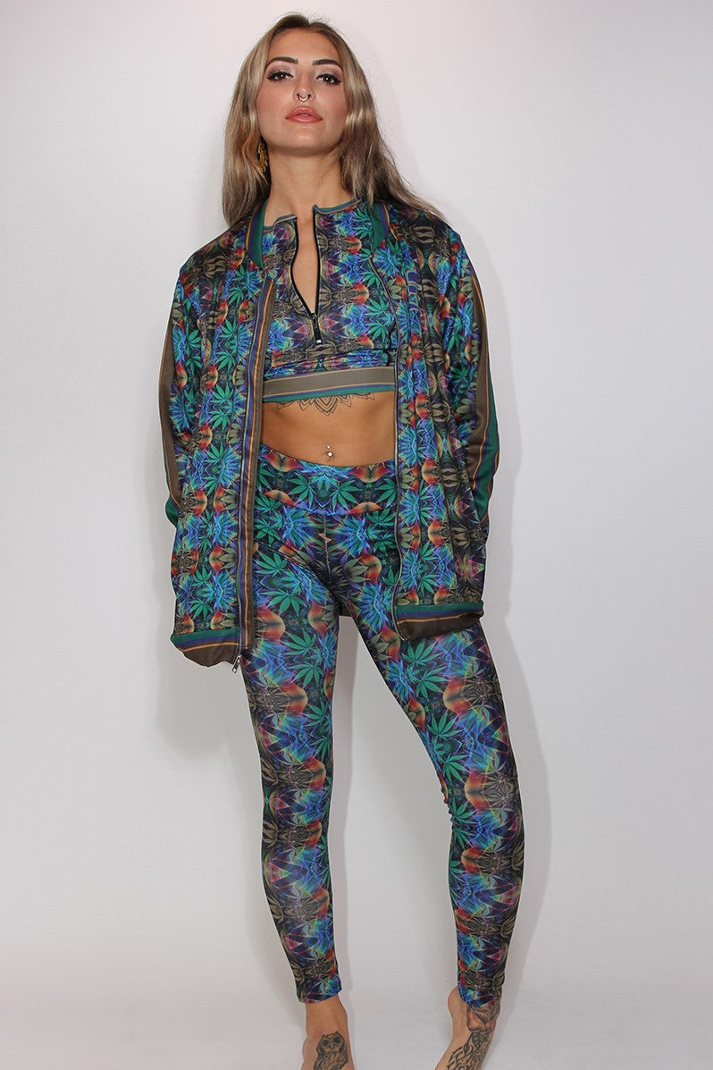 Sweet Leaf Bomber Jacket