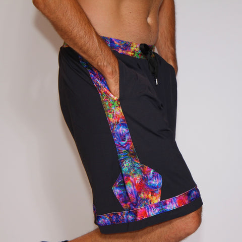 Abstract Eclipse Ball Shorts