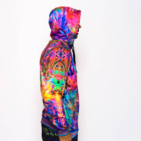 Abstract Pullover Hoodie