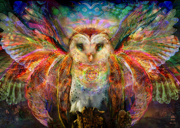 Owl Tapestry