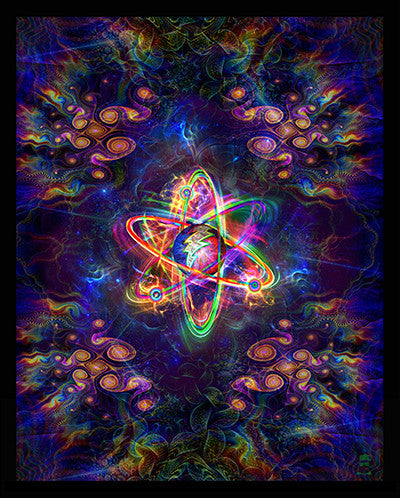 Psychatomic Atom Tapestry