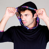 Men's Hooded Shirt - Abstract