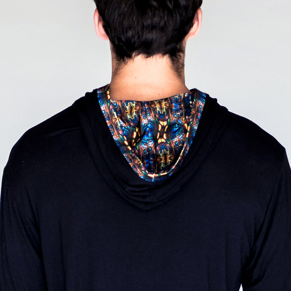 Men's Eclipse Hooded Shirt - Anubis