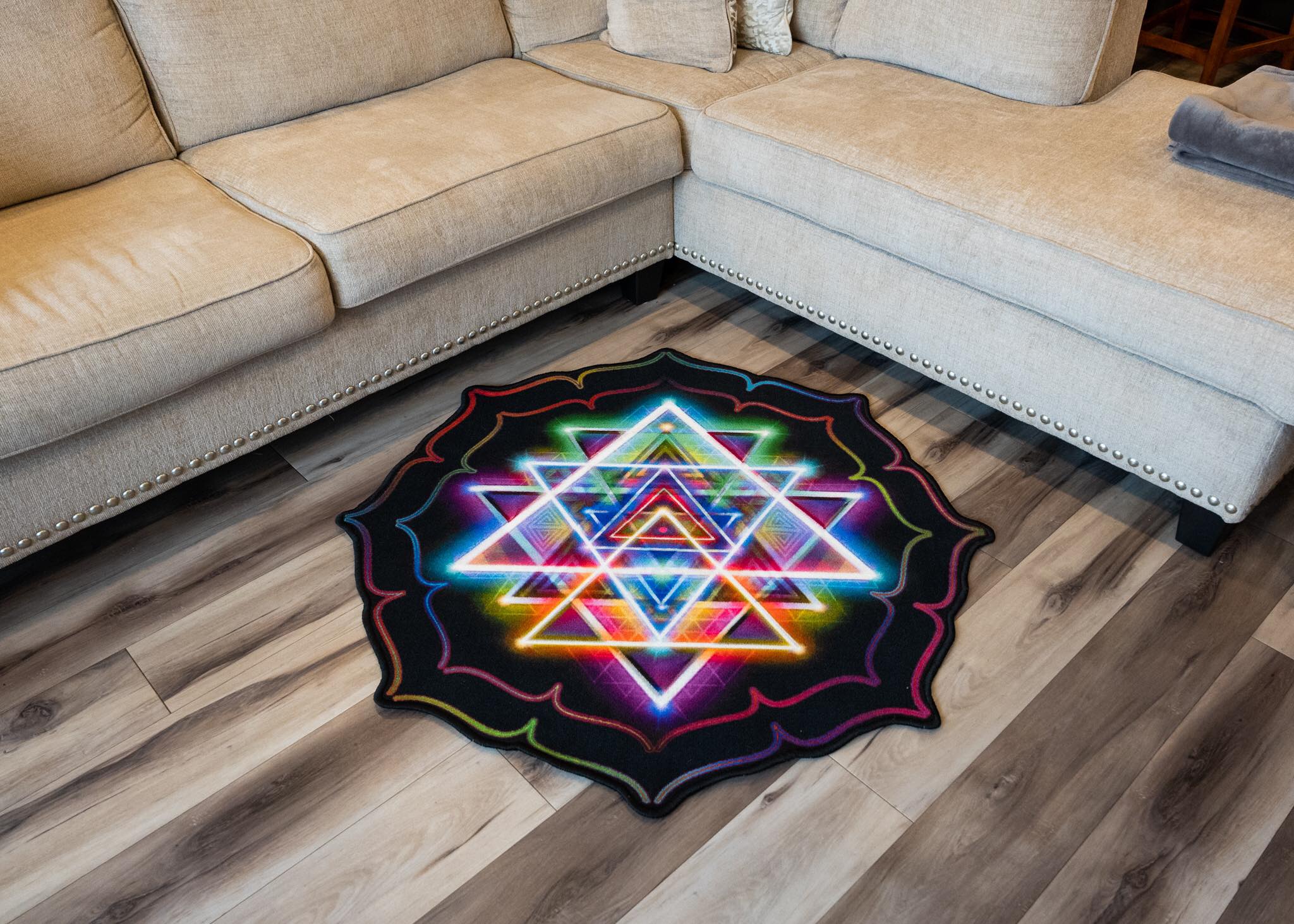 Shri Yantra Premium Rug 4x4'