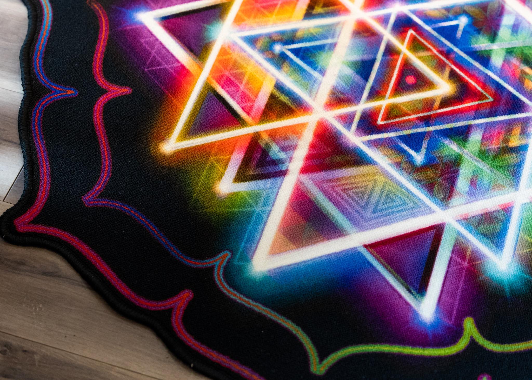 Shri Yantra Premium Rug 4x4'