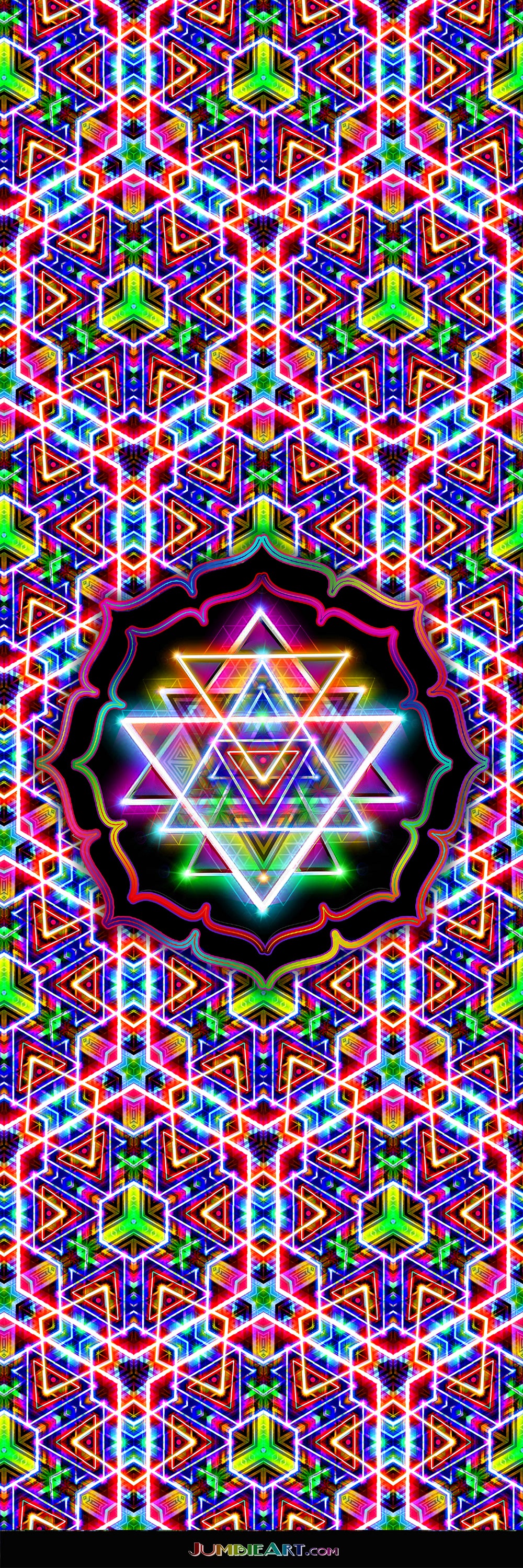 Shri Yantra Version 2 Yoga Mat