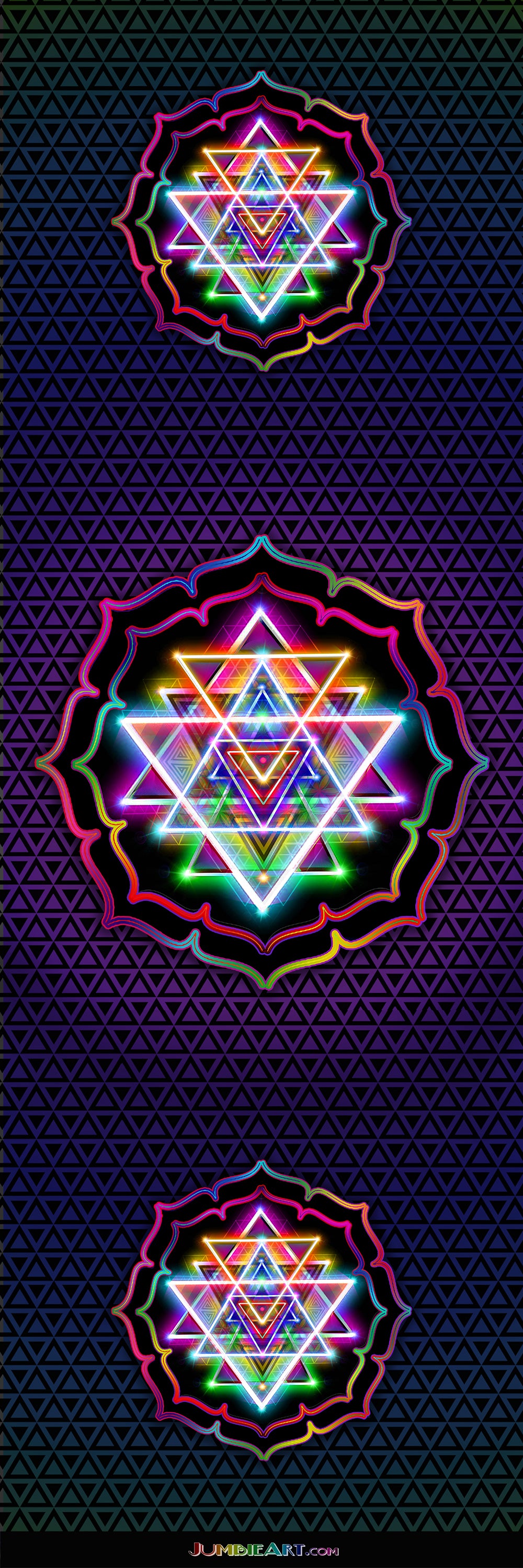 Shri Yantra Version 1 Yoga Mat