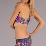 Racerback Bra Top - Abstract