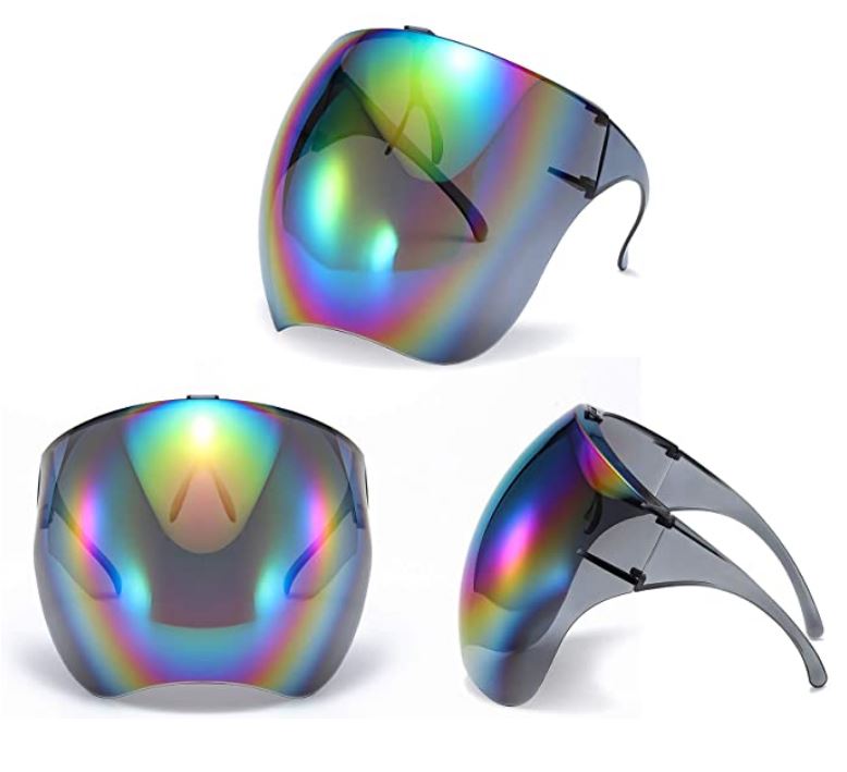 Vibe Visor Yellow Rainbow