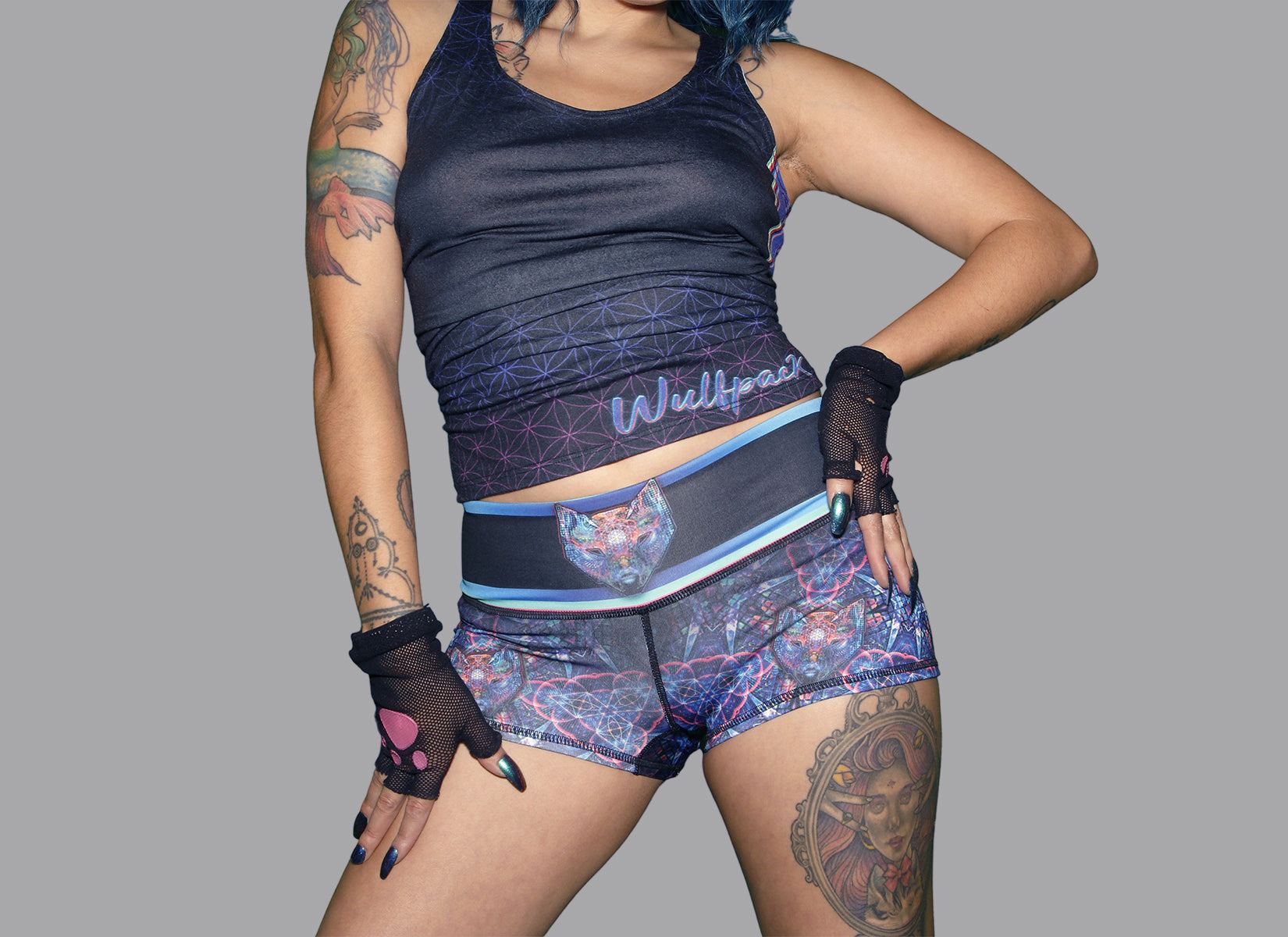 Wulfpack Crop Shorts 2