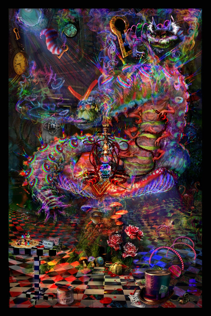 Alice in Wonderland アートパネル 1664914-47d6713ab03915.jpg?